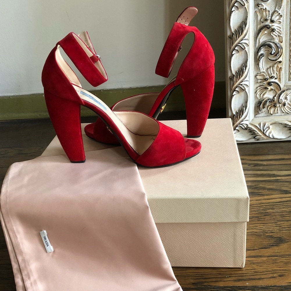 Prada Calzature Donna ankle strap heels